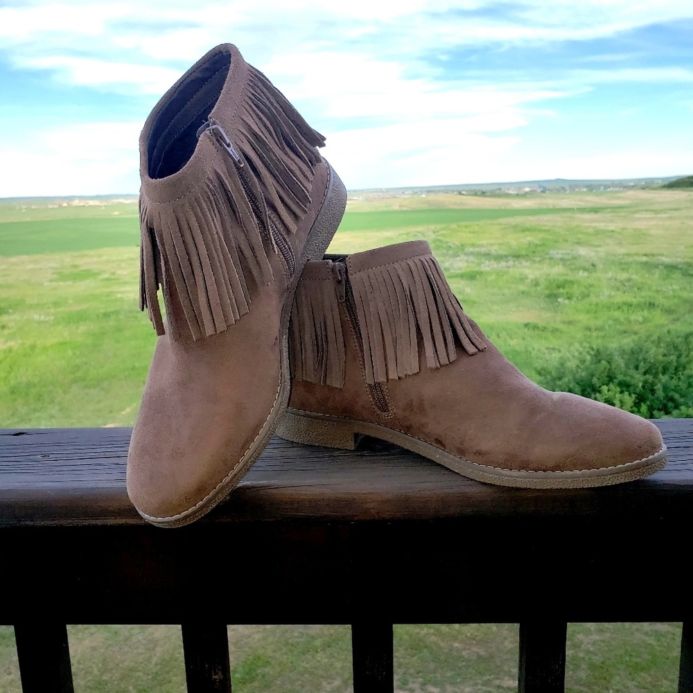 Mossimo Fringe Booties